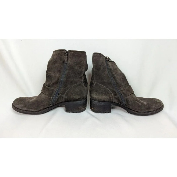 Alberto Fermani Brown Suede Leather Moto Motorcycle Riding Boots sz. US 8 EU 38 - Picture 10 of 16